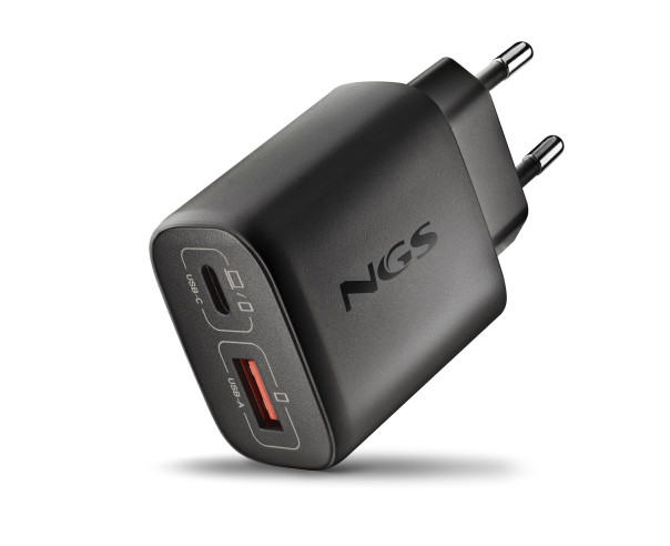 NGS - Carregador de Parede 45W USB-C USB-A EON45WBLACK-B2C – Alimentação – stockin.pt