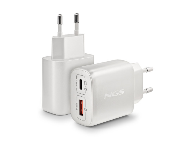 NGS - Carregador de Parede 45W USB-C USB-A EON45WWHITE-B2C – Alimentação – stockin.pt