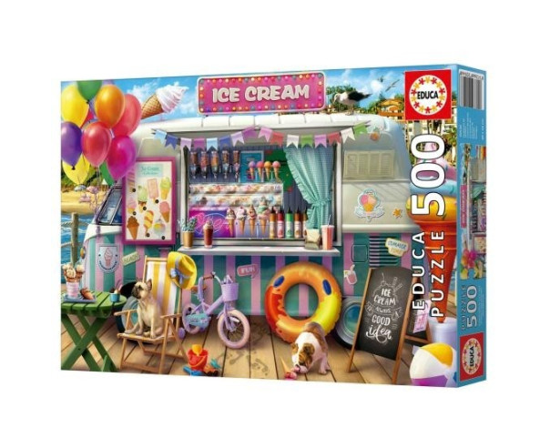EDUCA - Puzzle 500 Carrinha de Gelados 20546 – Adultos – stockin.pt