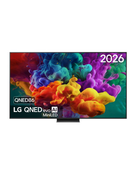 LG - Smart TV 86 QNED Mini-LED a8 Gen3 AI 4K WebOS26 86QNED86B6B.AEU – 75 a 100 Polegadas – stockin.pt