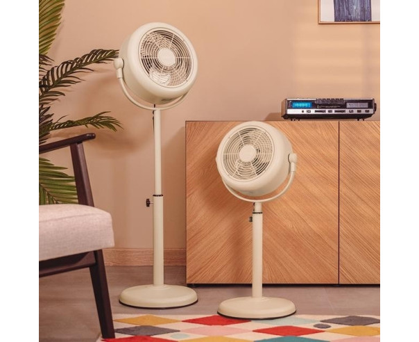CECOTEC - Ventoinha de Pé EnergySilence 250 ClassicStyle Beige 8205 – Ventoinhas – stockin.pt