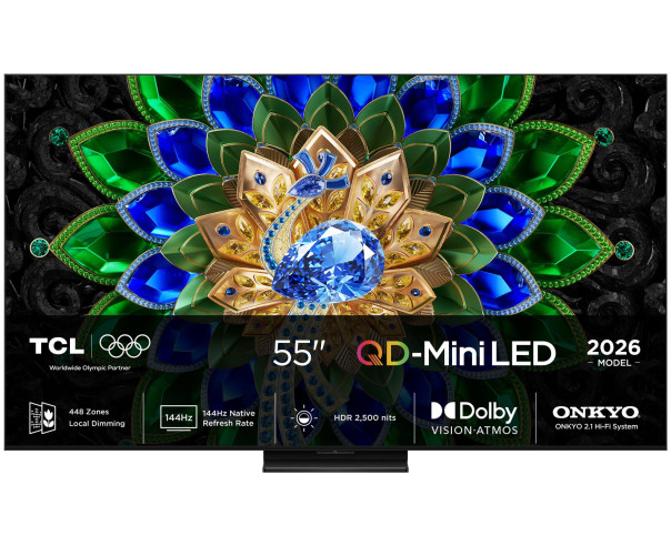 TCL - QD-MiniLED 55 Smart Google TV 4K Art For Life 55A400U – 40 a 64 Polegadas – stockin.pt