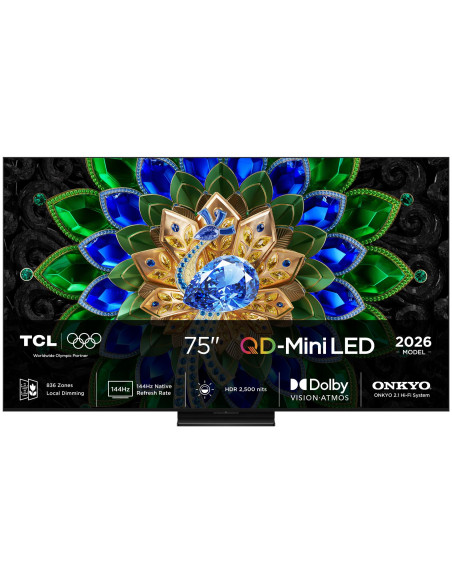 TCL - QD-MiniLED 75 Smart Google TV 4K Art For Life 75A400U – 75 a 100 Polegadas – stockin.pt