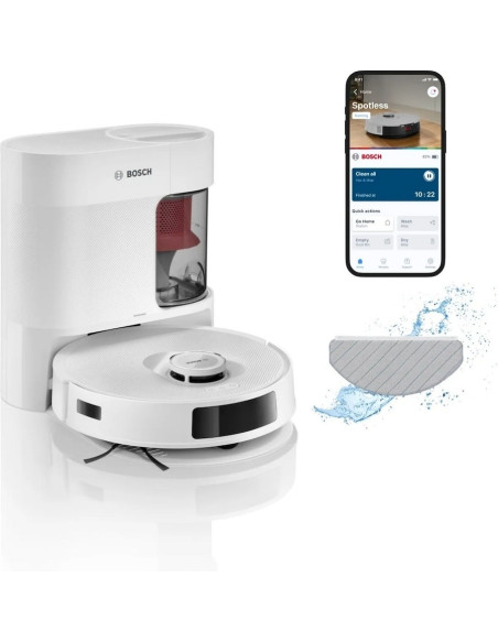 BOSCH - Aspirador Robot Spotless Advanced BCRD2W – Robots Aspiradores – stockin.pt