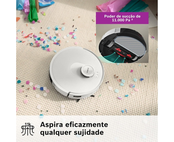 BOSCH - Aspirador Robot Spotless Advanced BCRD2W – Robots Aspiradores – stockin.pt