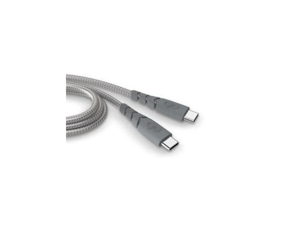 FORCE POWER - Cabo USB-C USB-C Ultra Reforçado 2m 5Amp Cinzento F149018 – Cabos USB – stockin.pt