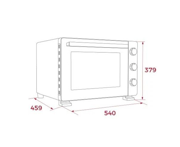 TEKA - Mini Forno FSO 466 AirFry FBK TOTAL 111510005 – Mini-Fornos – stockin.pt