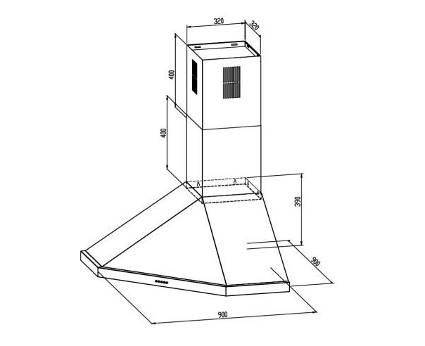 MEIRELES - Chaminé Decorativa MEP 101 X – Chaminés – stockin.pt