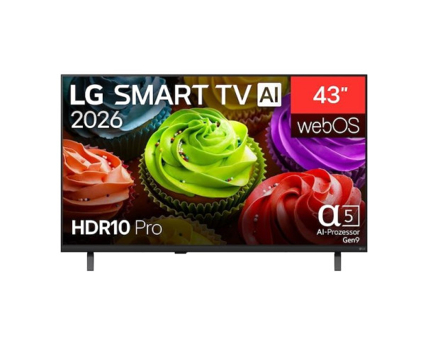 LG - Smart TV 43 LED a5 Gen9 AI FullHD WebOS26 43LB65006LA.AEU – 40 a 64 Polegadas – stockin.pt