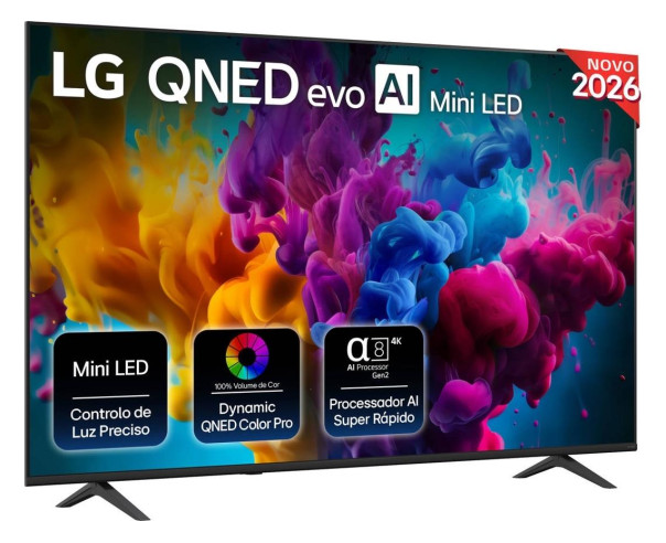 LG - Smart TV 75 Mini-LED Evo AI 4K WebOS26 75QNED8MB6A.AEU