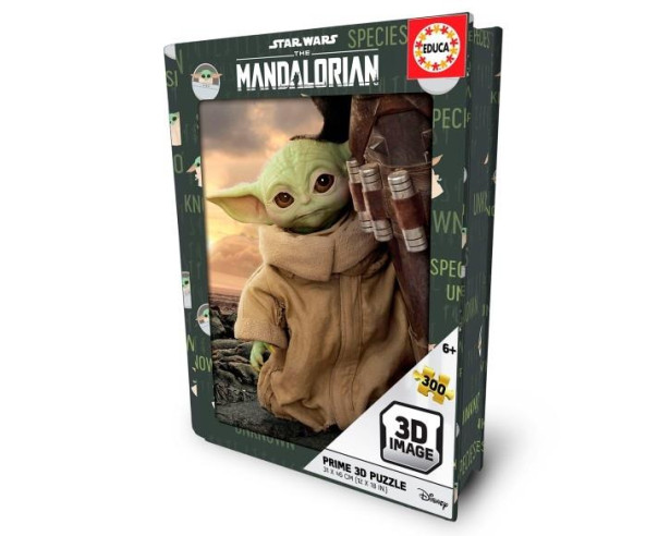 EDUCA - Puzzle 300 The Mandalorian 3D Lenticular Book Tin 20823