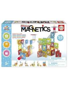 EDUCA - Jogo de Construção Magnetics Stem Tracks 55 Peças 20731