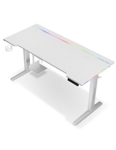 ALPHA GAMER - Secretária Gaming Gamer Zorya Pro White AGZORYAPRORGBWT