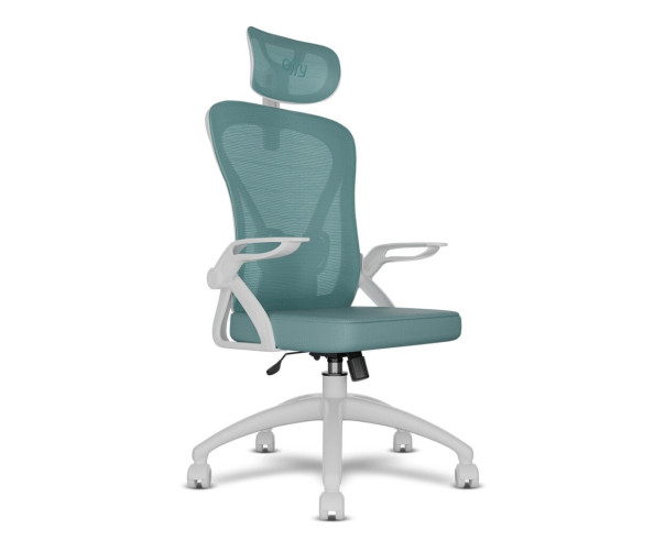 OFFY - Prisma Ergonomic WhiteTurquoise OFFYPRISMAWTTQ