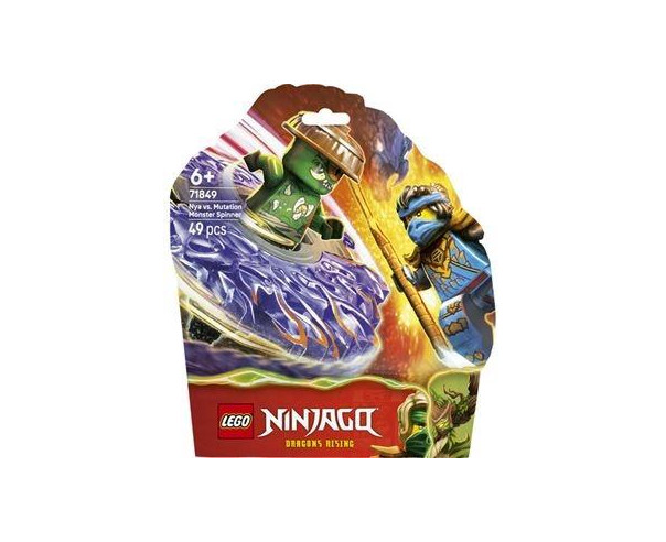 LEGO - Nya contra Spinner de Monstro de Mutação 71849 – Ninjago com en