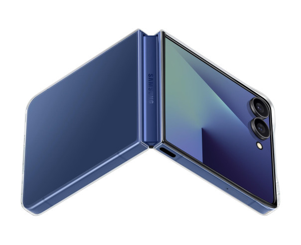 SAMSUNG - Capa Transparente Flip7 EF-AF766CTEGWW