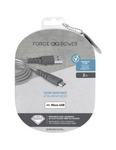 FORCE POWER - Cabo USB A Micro USB 2.1 Ultra Reforçado 2m 1 Amp F138988