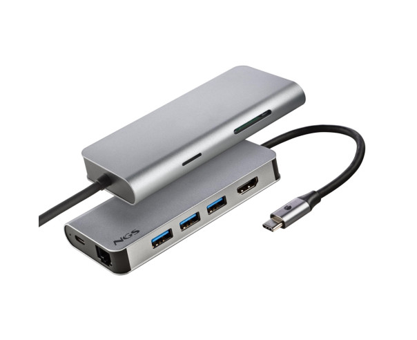 NGS - HUB 8 Portas USB-C WONDERDOCK8 – Hubs USB – stockin.pt