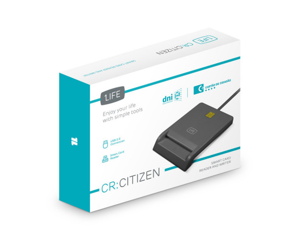 1LIFE - Leitor Cartão Cidadão 1IFECRCITIZEN – Leitores de Cartões – stockin.pt