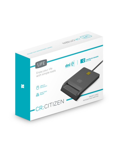 1LIFE - Leitor Cartão Cidadão 1IFECRCITIZEN – Leitores de Cartões – stockin.pt