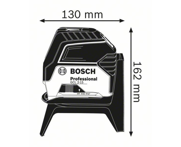 BOSCH - Nível Laser Linhas GCL 2-15RM1 0601066E00 – Medidor – stockin.pt