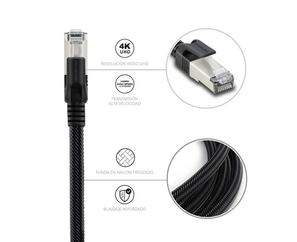 METRONIC - Cabo Rede RJ 45 Categoria8 5m 395633 – Rede – stockin.pt