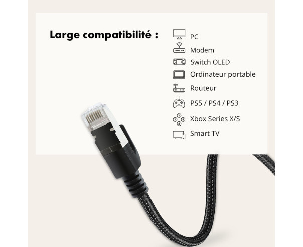 METRONIC - Cabo Rede RJ 45 Categoria8 5m 395633 – Rede – stockin.pt