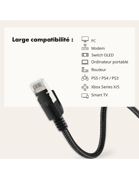 METRONIC - Cabo Rede RJ 45 Categoria8 5m 395633 – Rede – stockin.pt