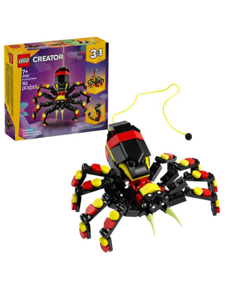 LEGO Animais Selvagens Aranha Surpreendente 31159 – Creator 3in1 – stockin.pt