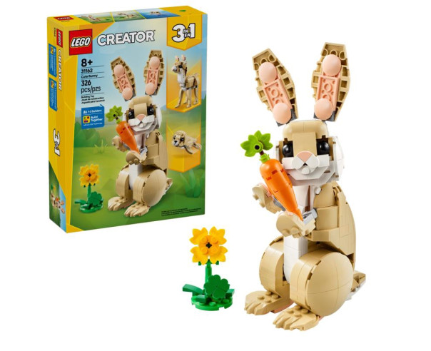 LEGO Coelhinho Adorável 31162 – Creator 3in1 – stockin.pt
