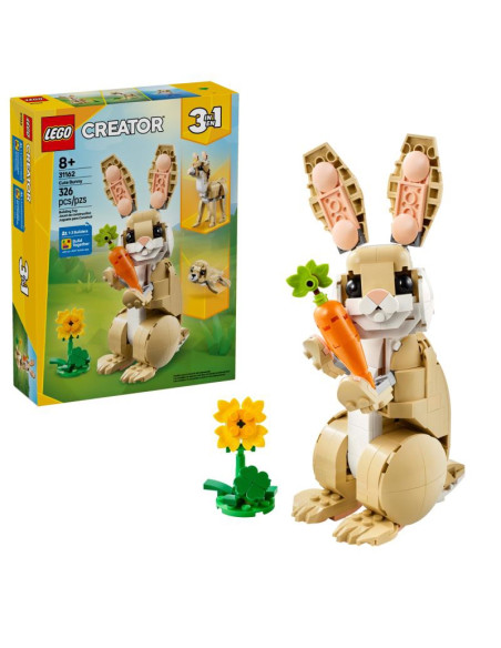 LEGO Coelhinho Adorável 31162 – Creator 3in1 – stockin.pt