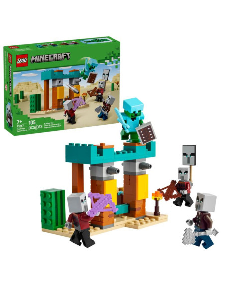LEGO A Patrulha do Deserto Illager 21267 – Minecraft – stockin.pt