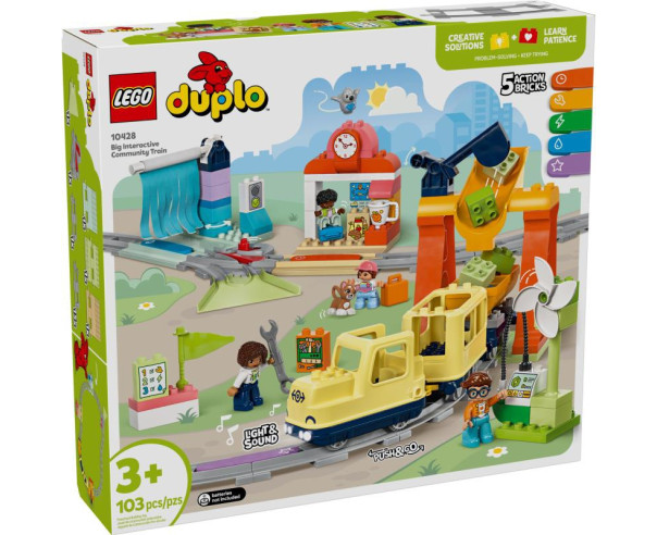 LEGO Grande Comboio Comunitário Interativo 10428 – DUPLO – stockin.pt
