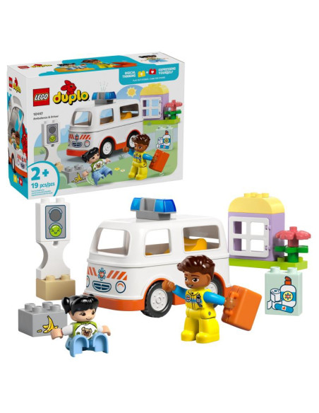 LEGO Ambulância e Condutor 10447 – DUPLO – stockin.pt
