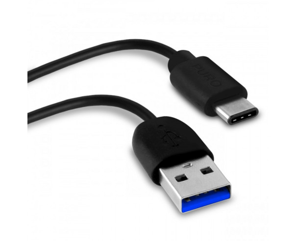 PURO - Cabo USB 1m Preto CUSBC31USB31BLK – USB – stockin.pt