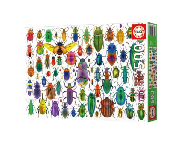 EDUCA - Puzzle 500 Escarabajos 20252 – Adultos – stockin.pt