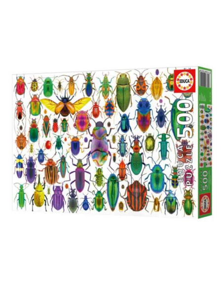 EDUCA - Puzzle 500 Escarabajos 20252 – Adultos – stockin.pt