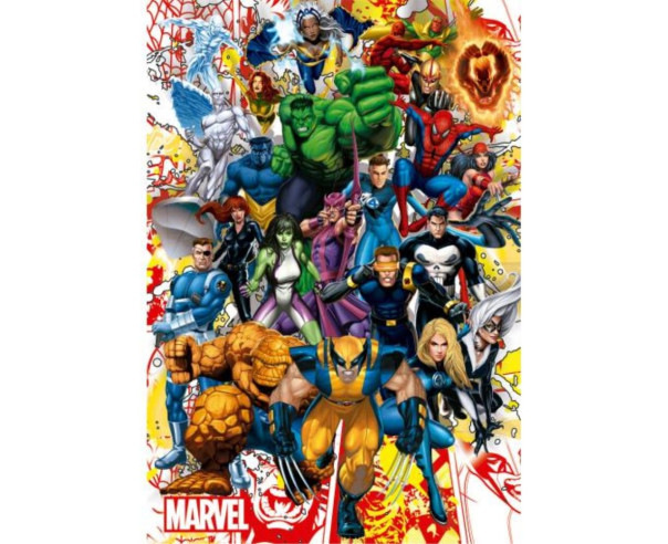 EDUCA - Puzzle 500 Heróis da Marvel 15560 – Adultos – stockin.pt