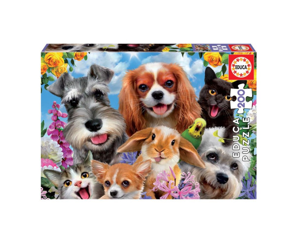 EDUCA - Puzzle 200 Selfie de Mascotes 19293 – Infantis – stockin.pt