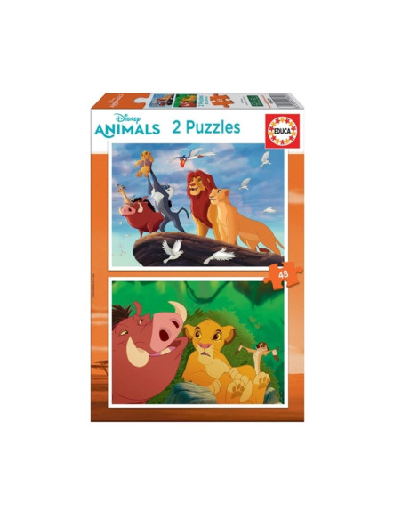 EDUCA - Puzzle 2x48 O Rei Leão 18629 – Infantis – stockin.pt