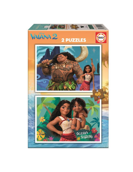 EDUCA - Puzzle 2x48 Vaiana 2 20102 – Infantis – stockin.pt