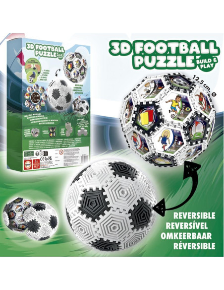 EDUCA - Puzzle 3D Futebol 19210 – Didáticos – stockin.pt