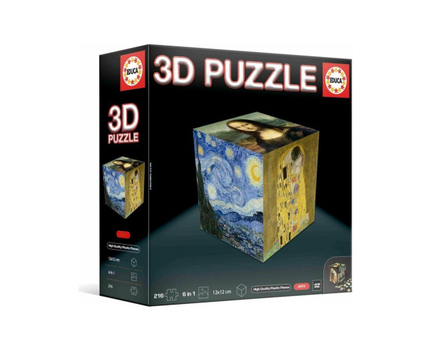 EDUCA - 3D Puzzle Arte 20123 – Didáticos – stockin.pt