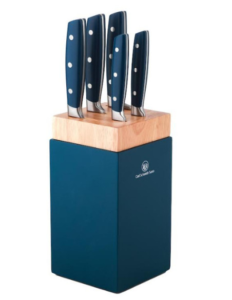 CARL SCHMIDT SOHN - Set 5 Facas Bloco Kamen 8CSS91170 – Talheres e Cutelaria – stockin.pt