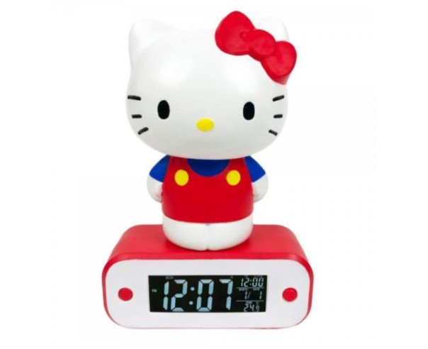 TEKNOFUN - Despertador Alarme Com Luz Hello Kitty 811123 – Despertadores – stockin.pt
