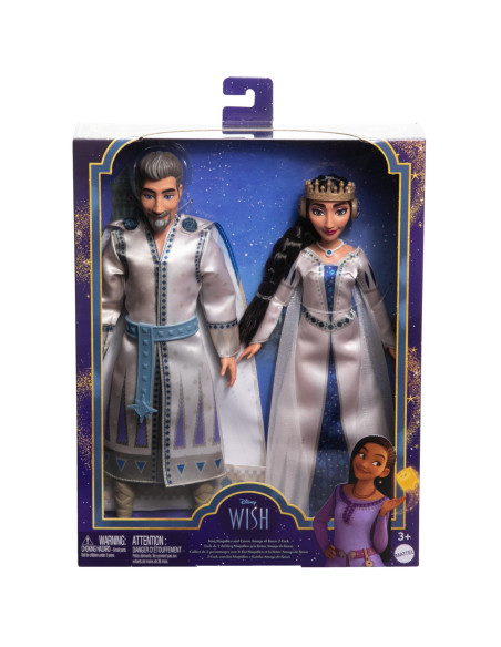 DISNEY - Wish Pack Rei Magnifico e Rainha Amaya de Rosas HRC18 – Disney – stockin.pt