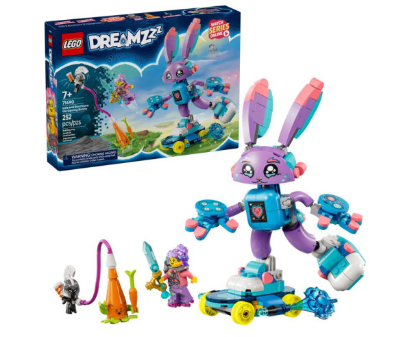 LEGO Izzie e Bunchurro, Coelhinho dos Jogos 71490 – DREAMZzz – stockin.pt