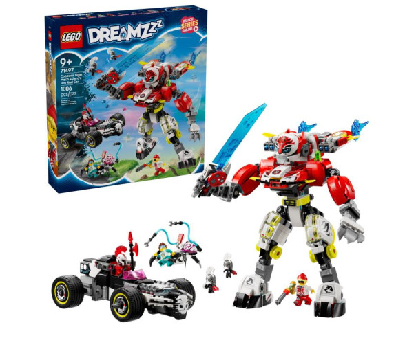 LEGO Tigre Robô do Cooper e Hot Rod do Zero 71497 – DREAMZzz – stockin.pt