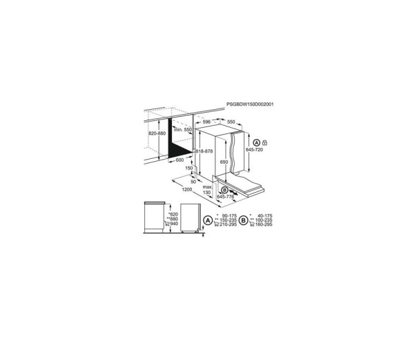 AEG - Máq. Lavar Loiça Enc. FSB32610Z – Lavar Loiça Encastre - 60Cm – stockin.pt
