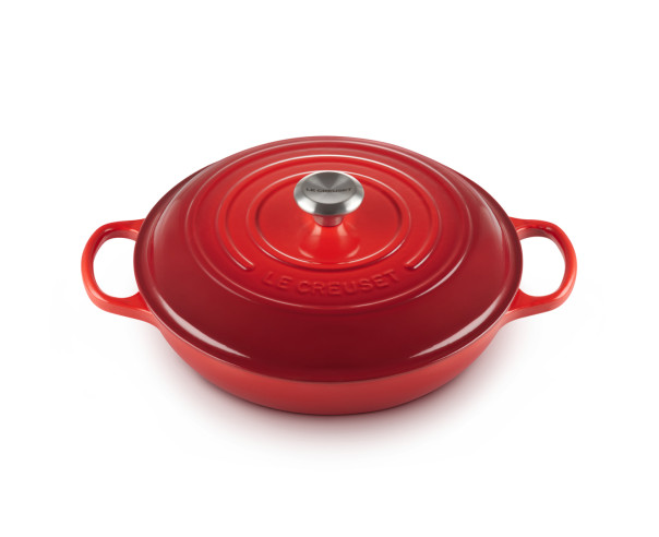 LE CREUSET - Caçarola Baixa 21180300602430 – Ferro Fundido – stockin.pt